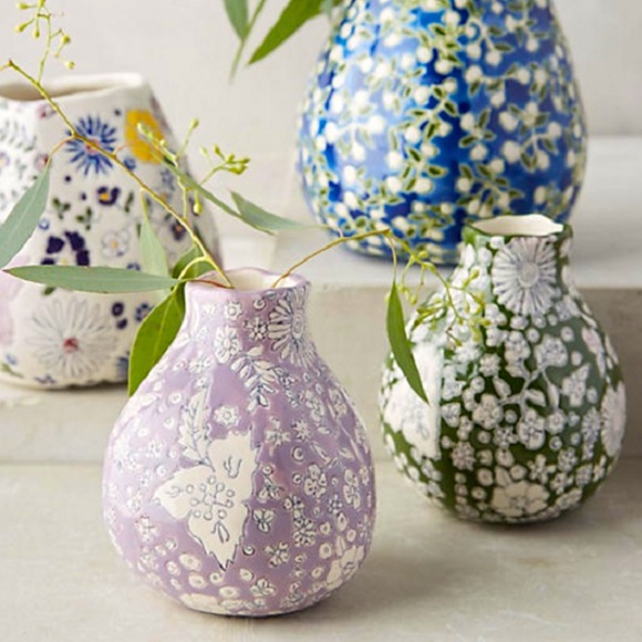 ISO Anthropologie Dorotea Bud Vase in Dark Green - Picture 3 of 4